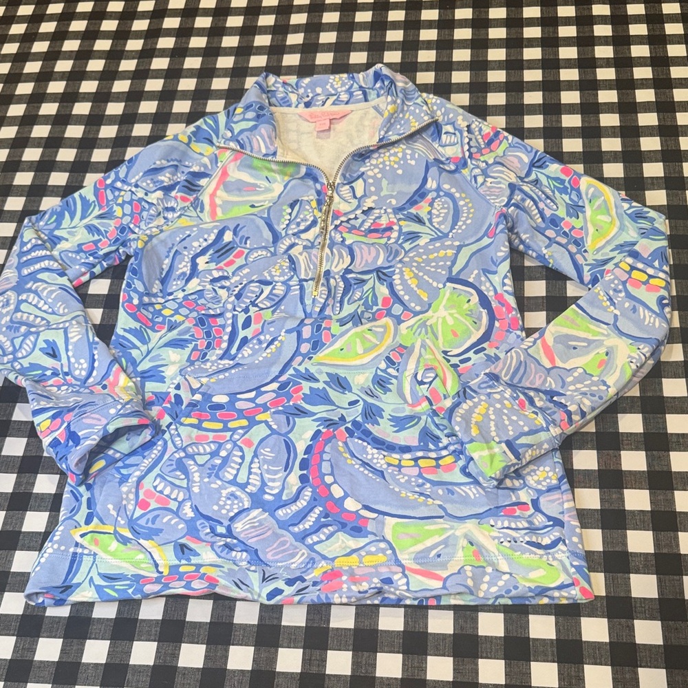 Lilly Pulitzer zip up Skipper Popover UPF 50+ Size XXS